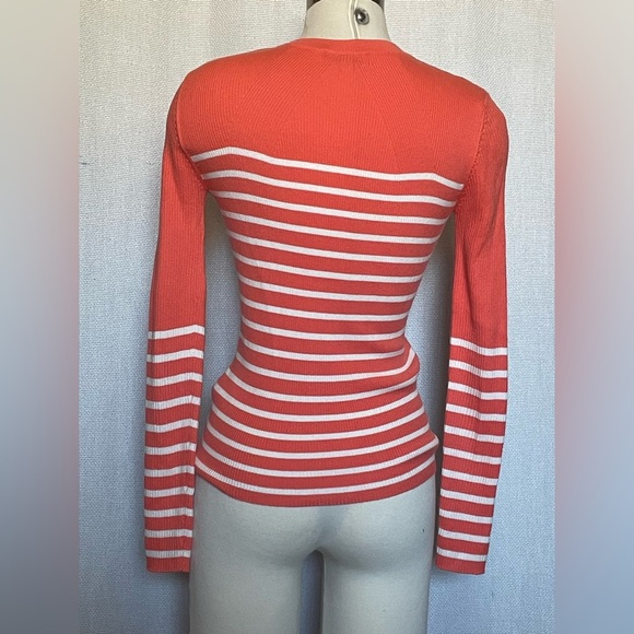 Kinross Cashmere ribbed top - Picture 3 of 5